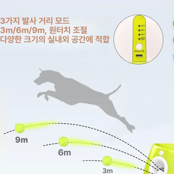 자동 발사기 충전식 야외 공 조절 장난감 추격 반려견 볼 애견 훈련용 전기 투척 - 상세 이미지 4