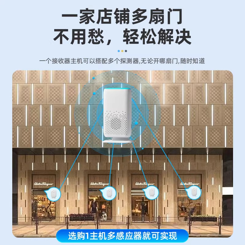 스마트 도어벨 현관 초인종 무선 홈 인터폰 실시간 센서1+벨1 - 상세 이미지 3