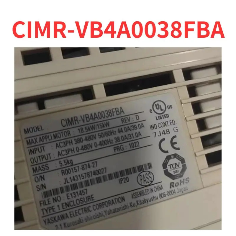 CIMR-VB4A0038FBA 주파수 변환기 리퍼 완료 신