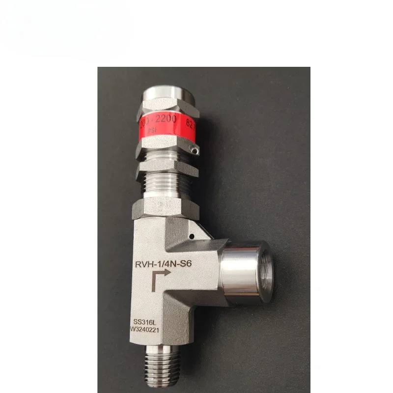 스테인리스강 비례 언로딩 밸브 고압 내부 외부 스레드 2200PSI 316L