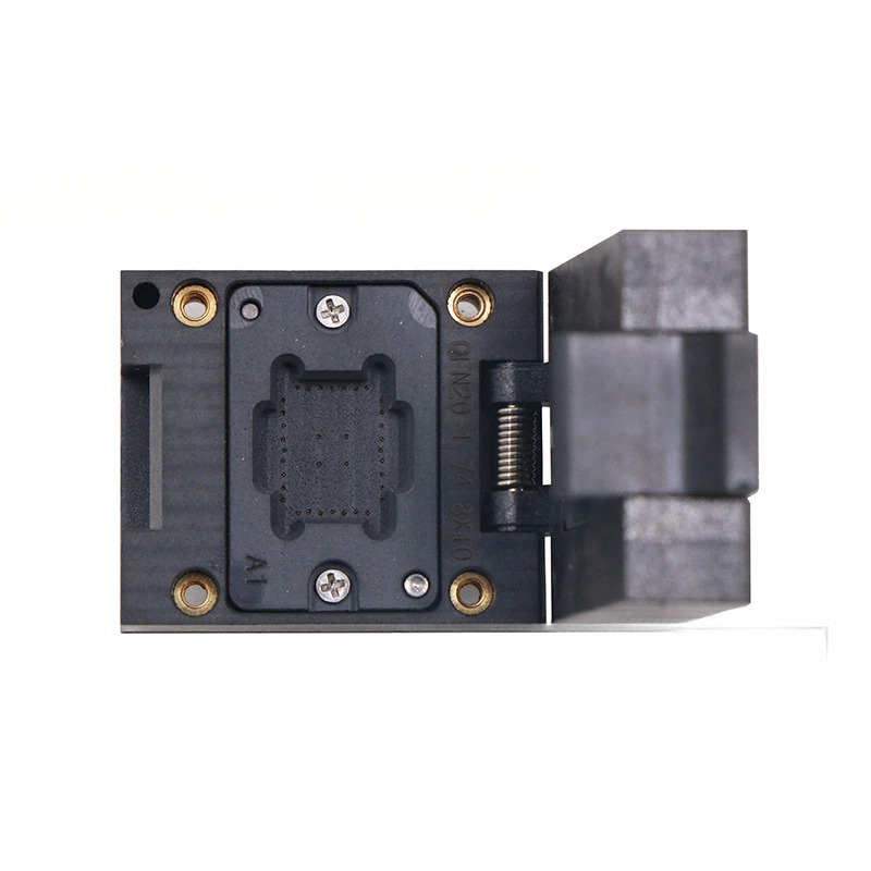 QFN20-1.74 플라스틱 플립 에이징 시트 DFN BGA LGA QFP 칩 고정장치 8X10
