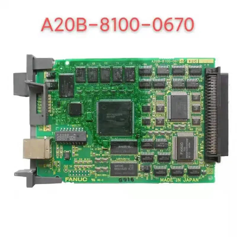 리퍼 Fanuc 카드 A20B-8100-0670 PCB 회로 기판 CNC 컨트롤러용