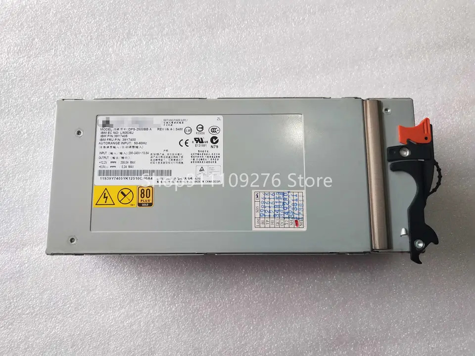 IBM BCE 전원공급장치리퍼 PSU DPS-2500BB A 39Y7405 39Y7400 200V-240V 2500W