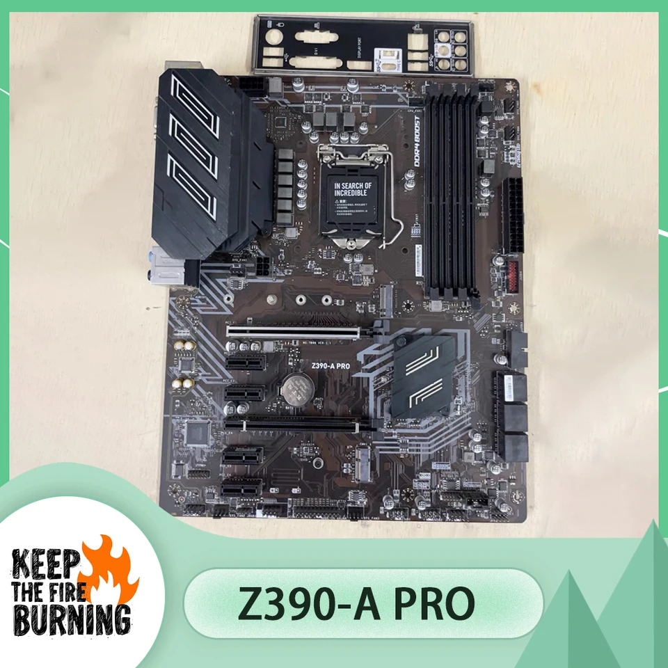 Msi 마더보드LGA1151 DDR4 128G M.2 지지대 I9 SATA3 Z390-A PRO