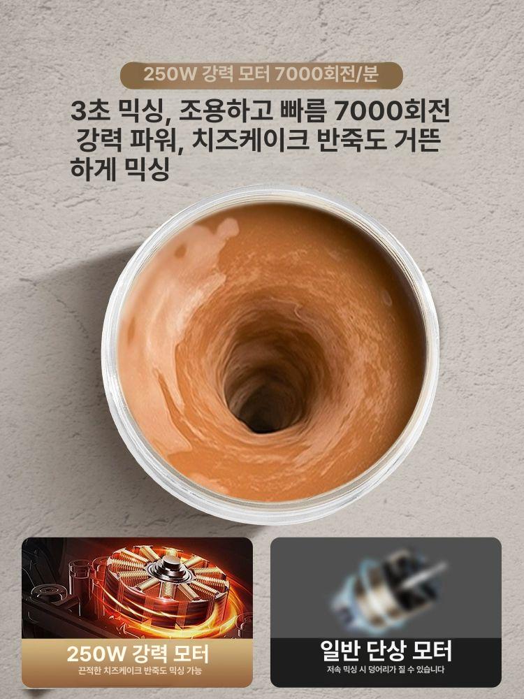 완전자동 쉐이크통 텀블러 믹스 보충제 가루 토네이도 전동쉐이커 셰이커 물통 - 상세 이미지 5