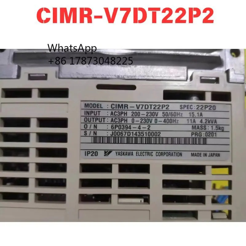 리퍼 CIMR-V7DT22P2 주파수 변환기 기능 OK