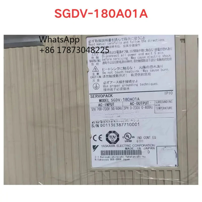 리퍼 SGDV-180A01A 서보 드라이버 기능 OK