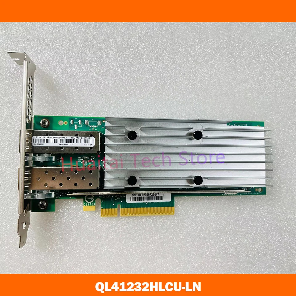 QLogic 01KR589 네트워크 어댑터 QL41232HLCU-LN SFP28 2 포트기가비트