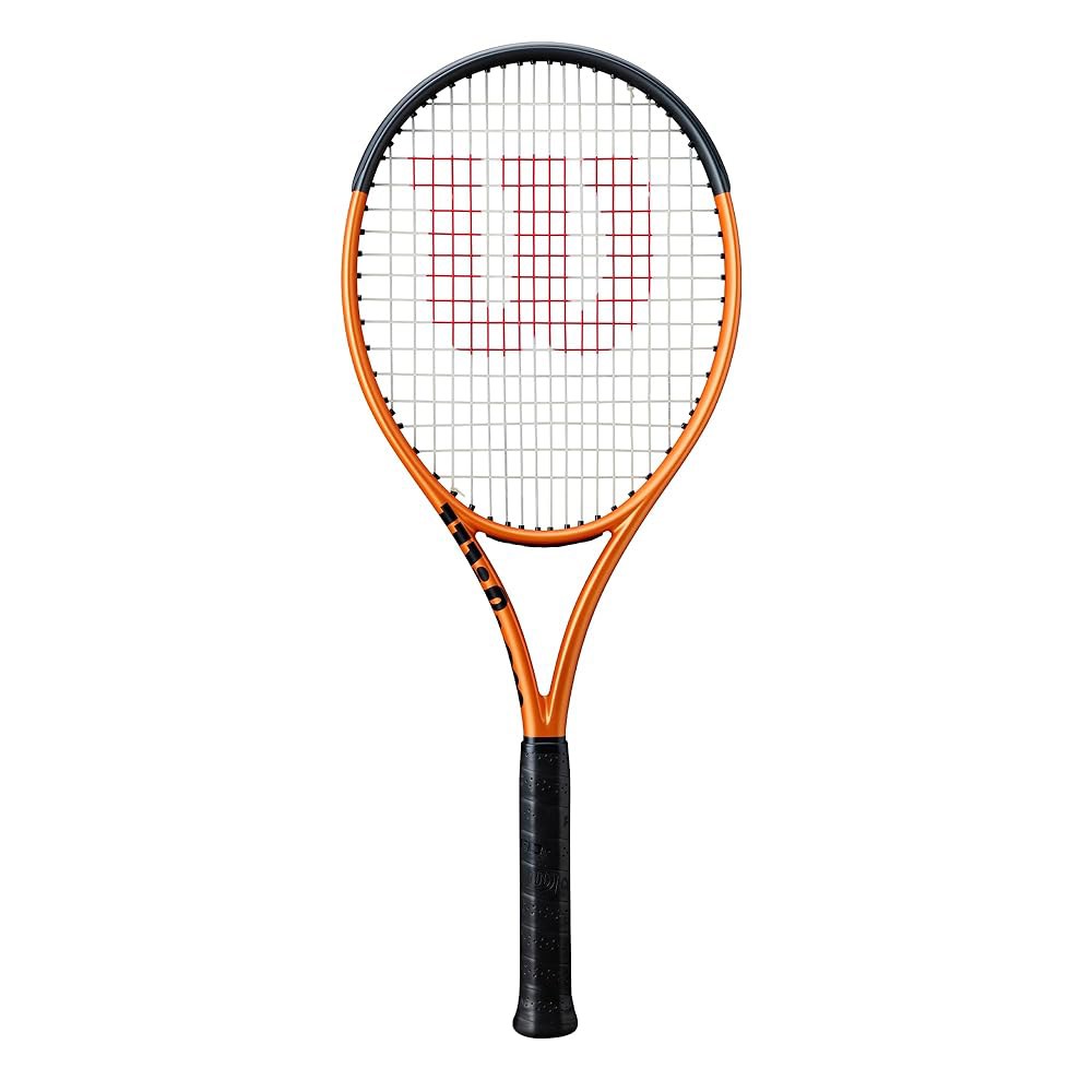 Wilson Burn V6 100LS 테니스 라켓 3.2cm(1-4 - 그립 1/8인치) 오렌지, 사이즈 - 상품 이미지