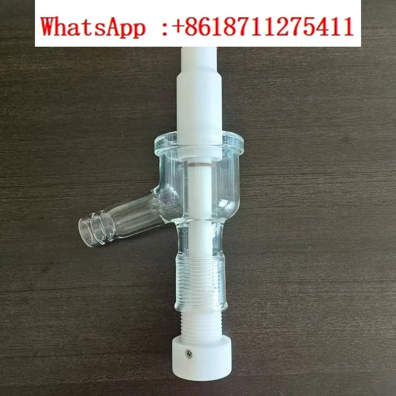 전체 PTFE 배출 하단 밸브 DN25 유리 반응 주전액세서리 80 플랜지