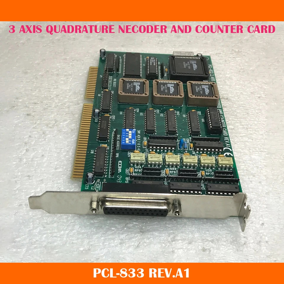 PCL-833 Advantech 데이터 캡처 카드 작업3축 쿼드래쳐 네코더 카운터 REV.A1 미세