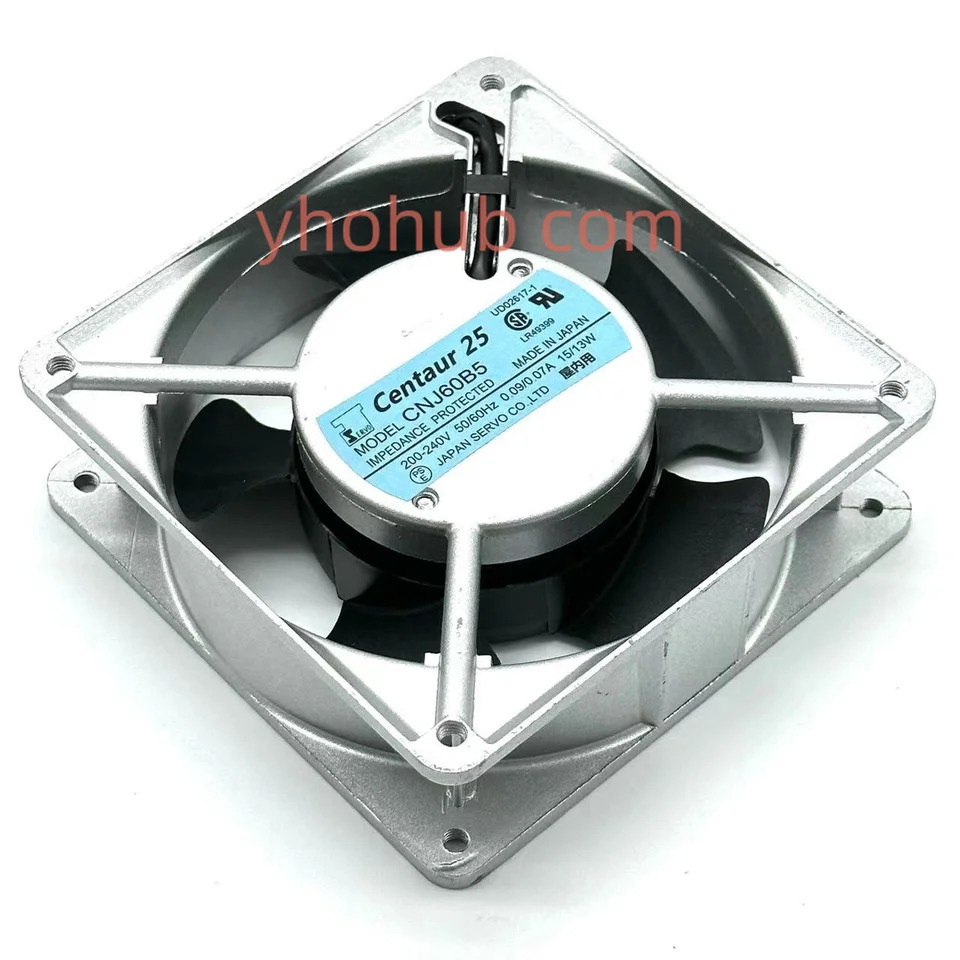Nidec CNJ60B5 AC 220V 15W mm 2핀 서버 냉각팬