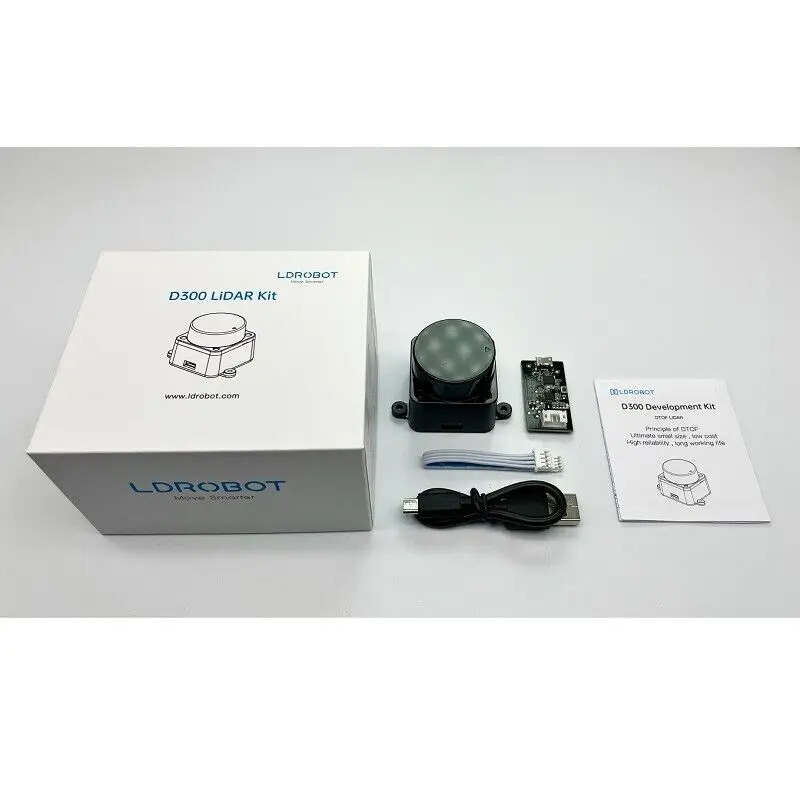 LDROBOT LiDAR 키트 12M 39.4FT Lidar 센서 ROS 레이저 범위 스캐너 내비게이션