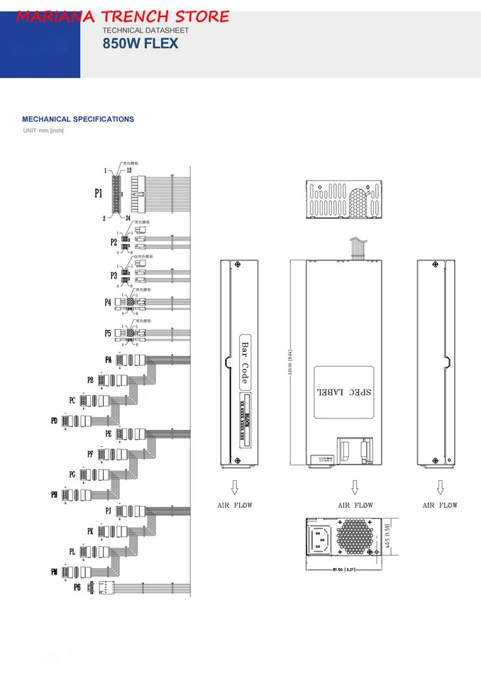 산업 수준스위칭 전원공급장치 FSP MAX 850W 80 플러스 플래티넘 충족 FSP850-50FGPH3