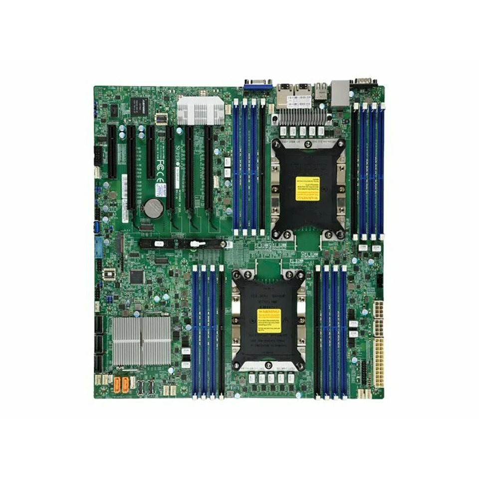 Supermicro X11DPi-NT 듀얼 채널듀얼기가비트 c622 지원 LGA3647 그래픽 마더보드 리퍼 완료