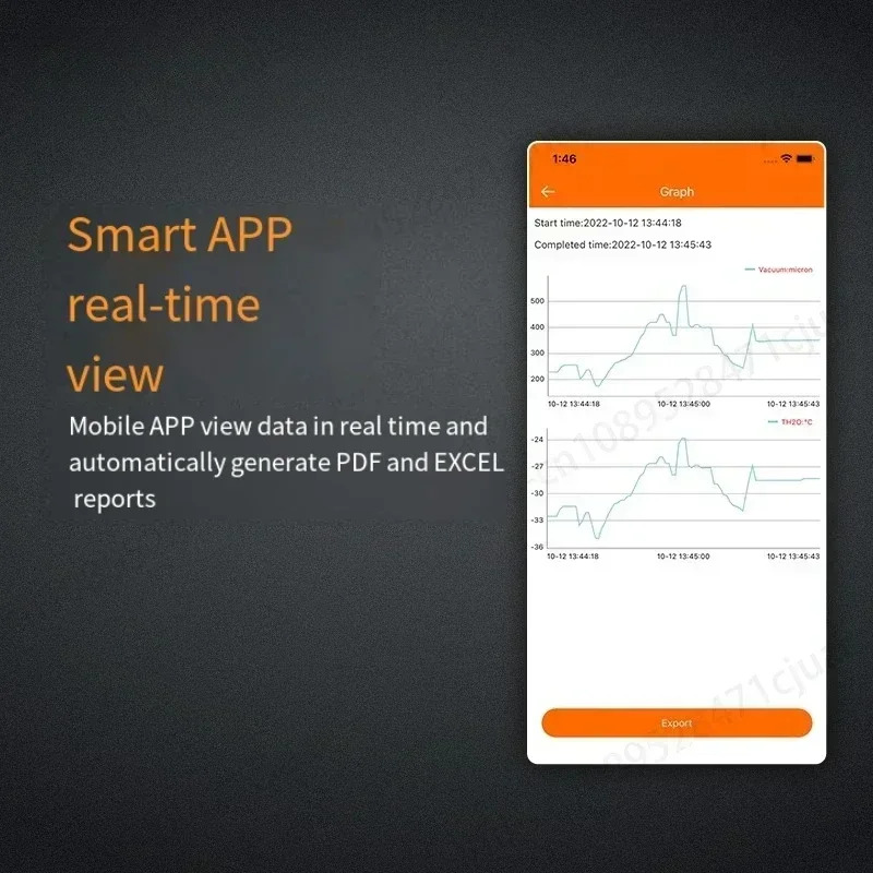 디지털 미크론 게이지 냉동 진공 테스터 유지 보수정확측정 VGW-미니