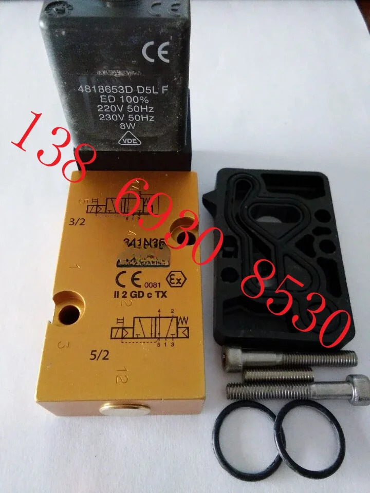 2위치 5방향 솔레노이드 밸브 리버싱 341N35-2995-481865C2