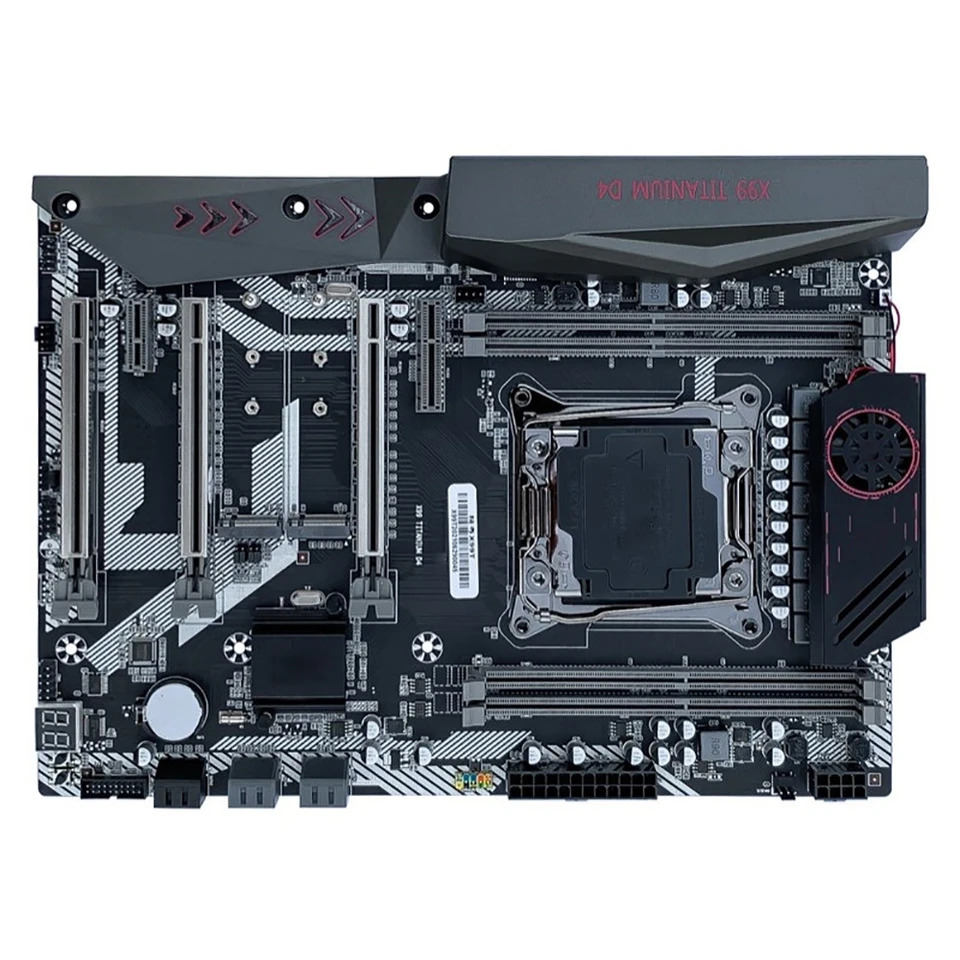 JGINYUE X99M 티타늄 D4 LGA 2011-V3 X99 DDR4 256G BPCI-E 3.0 데스크탑 마더보드