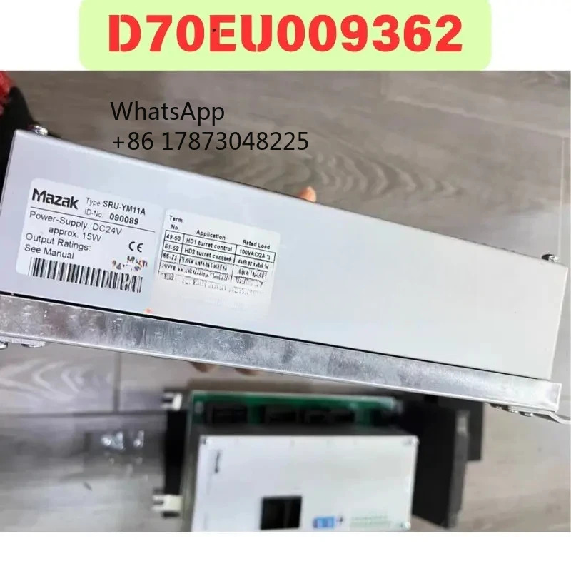 원본 리퍼 Mazak 안전 모듈 SRU-YM11A 090089 D70EU 009362 기능 OK 주세요