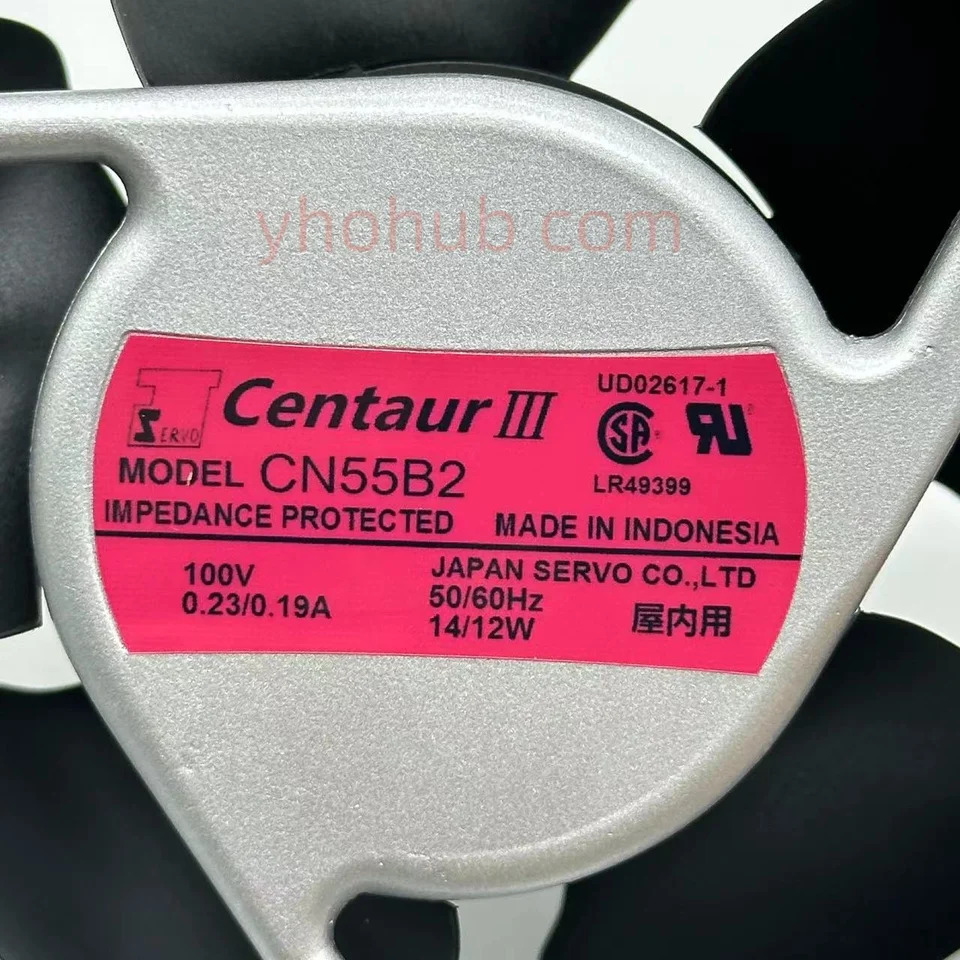 일본 서보 CN55B2 AC 100V 0.23A mm 서버 냉각팬