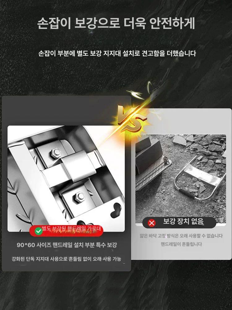 운반카 서빙카트 이동식 맞춤 잠금장치 스텐카트 업소용 스테인레스카트 급식 바퀴 - 상세 이미지 3