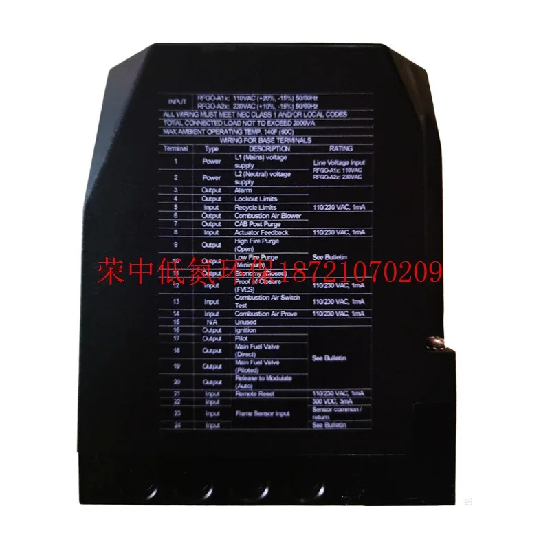 석유 이버너 컨트롤러 RFGO1000 RFGO-A22 RFGO3000