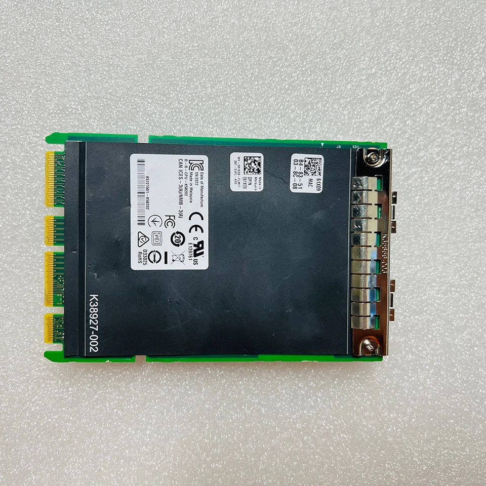 듀얼 포트기가비트 이더넷 카드 델 061X09 E810-XVDA2 SFP28 25GB OCP3.0