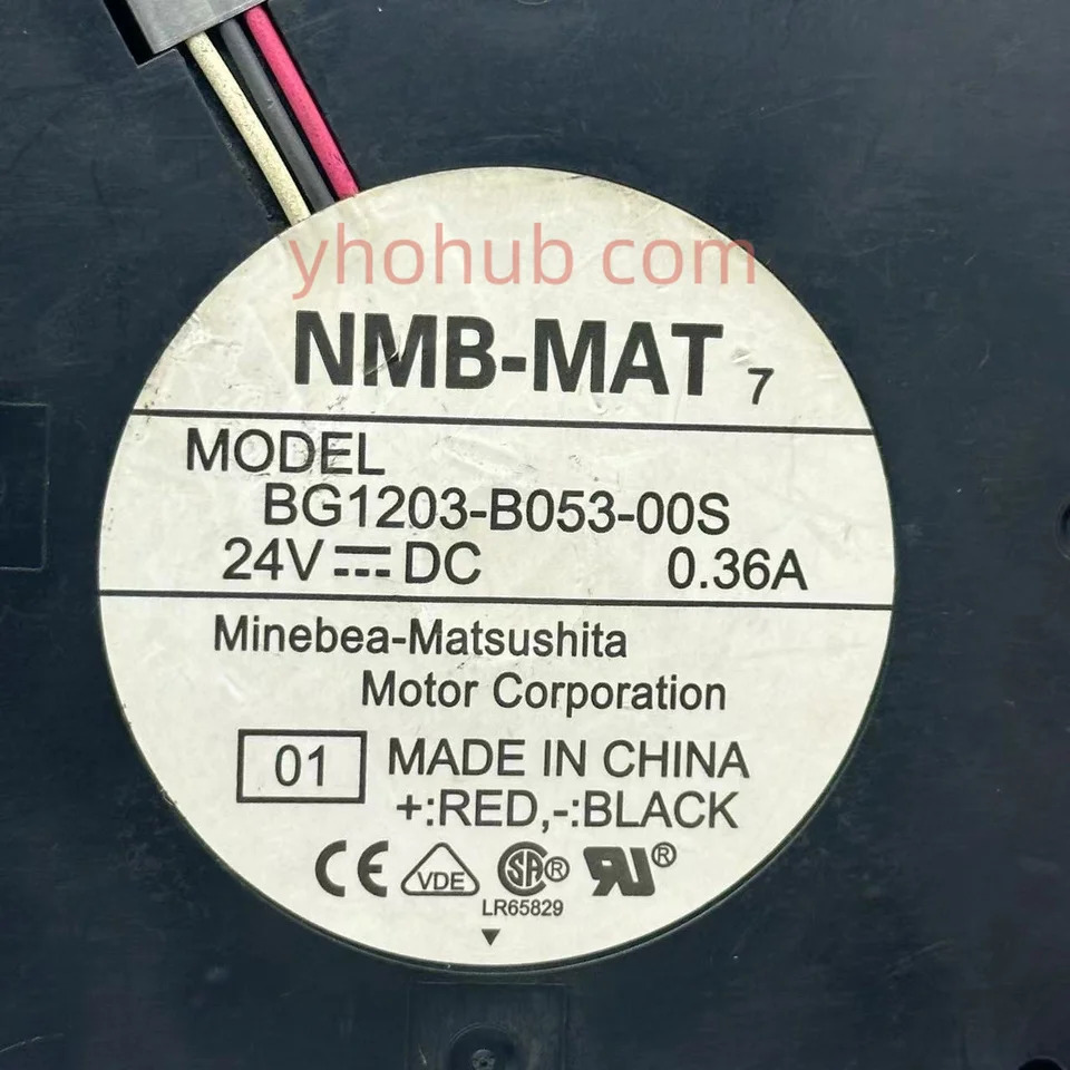 NMB-MAT BG1203-B053-00S DC 24V 0.36A 120x120x32mm 3 선 서버 냉각팬