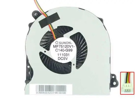 서버 냉각팬 K75A K75DE K75VD K75VJ A75V K95V R700V MF75120V1-C140-G99 DC 5V