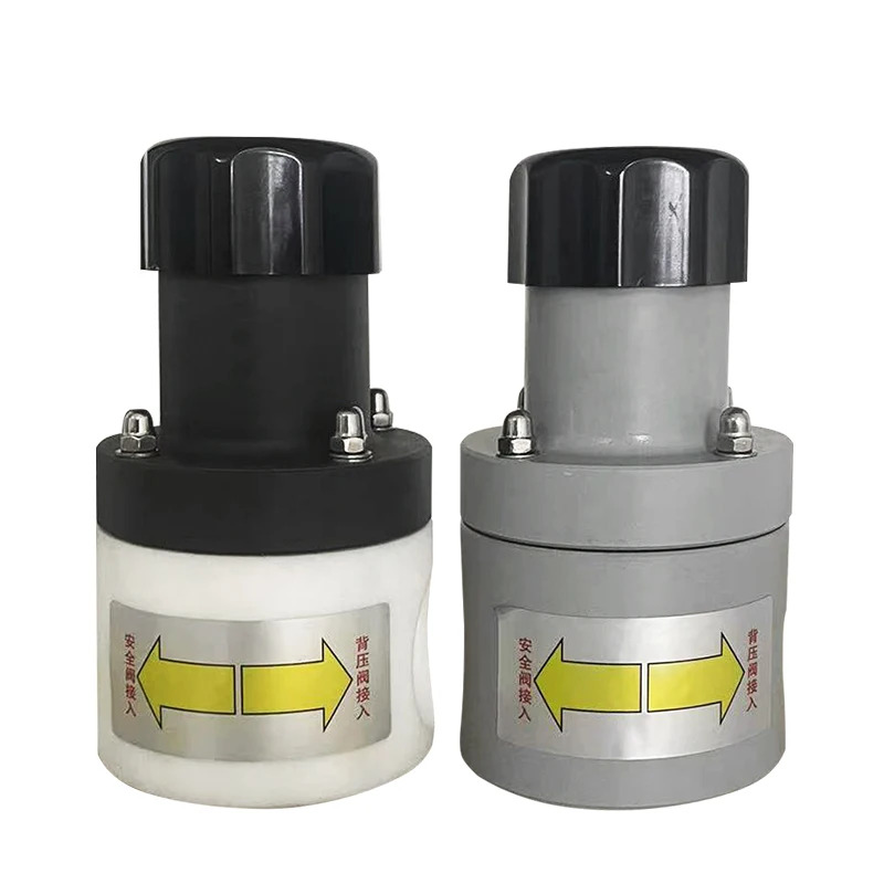 PTFE/CPVC PTFE 배압 밸브 안전 릴리프 단방향 내식성