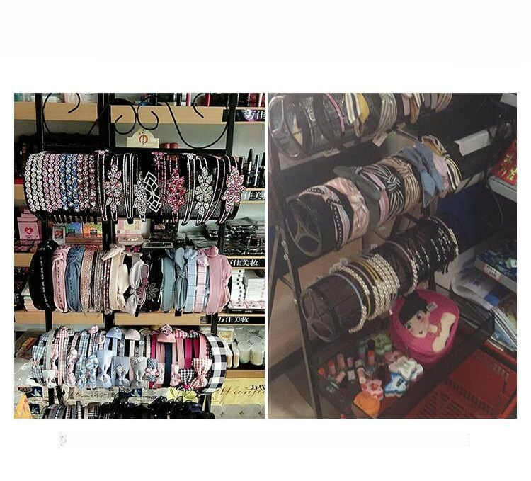 블랙 진열대 주얼리 벨벳 목걸이 스탠드 정리대 귀걸이 액세서리 헤어 반지 보관대 링 - 상세 이미지 2