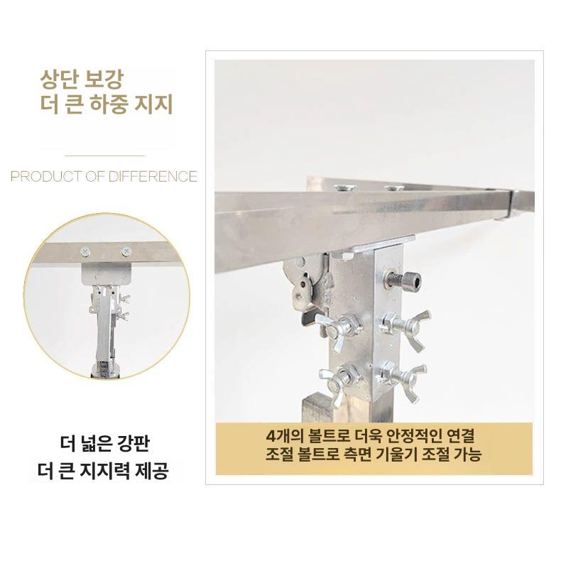 건설 석고보드리프트 핸들 접이식 작업대 거치대 보조대 장비 운반기 현장 - 상세 이미지 3