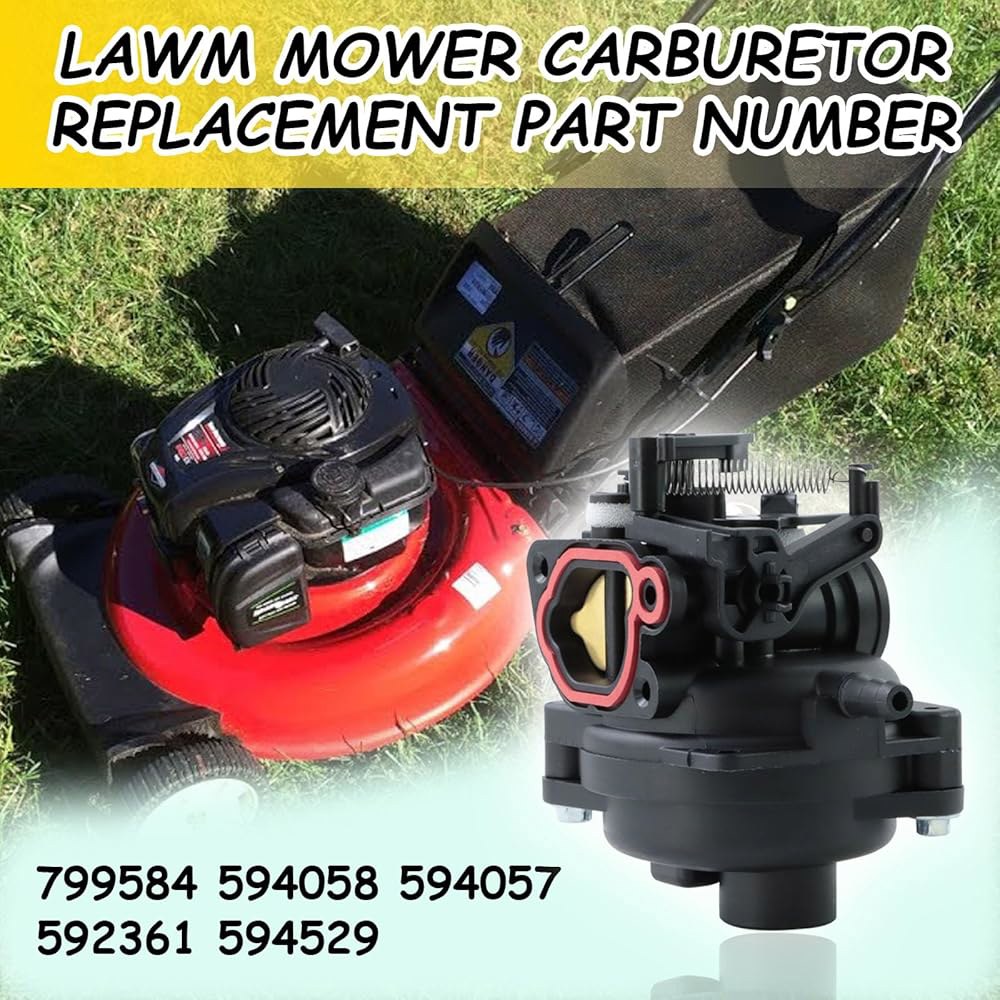 WOTIAN 799584 Lawnmower Carburetor Kit Compatible B&S 625EX for Lawn 594058 TB200 675EX Replacement - 상세 이미지 3