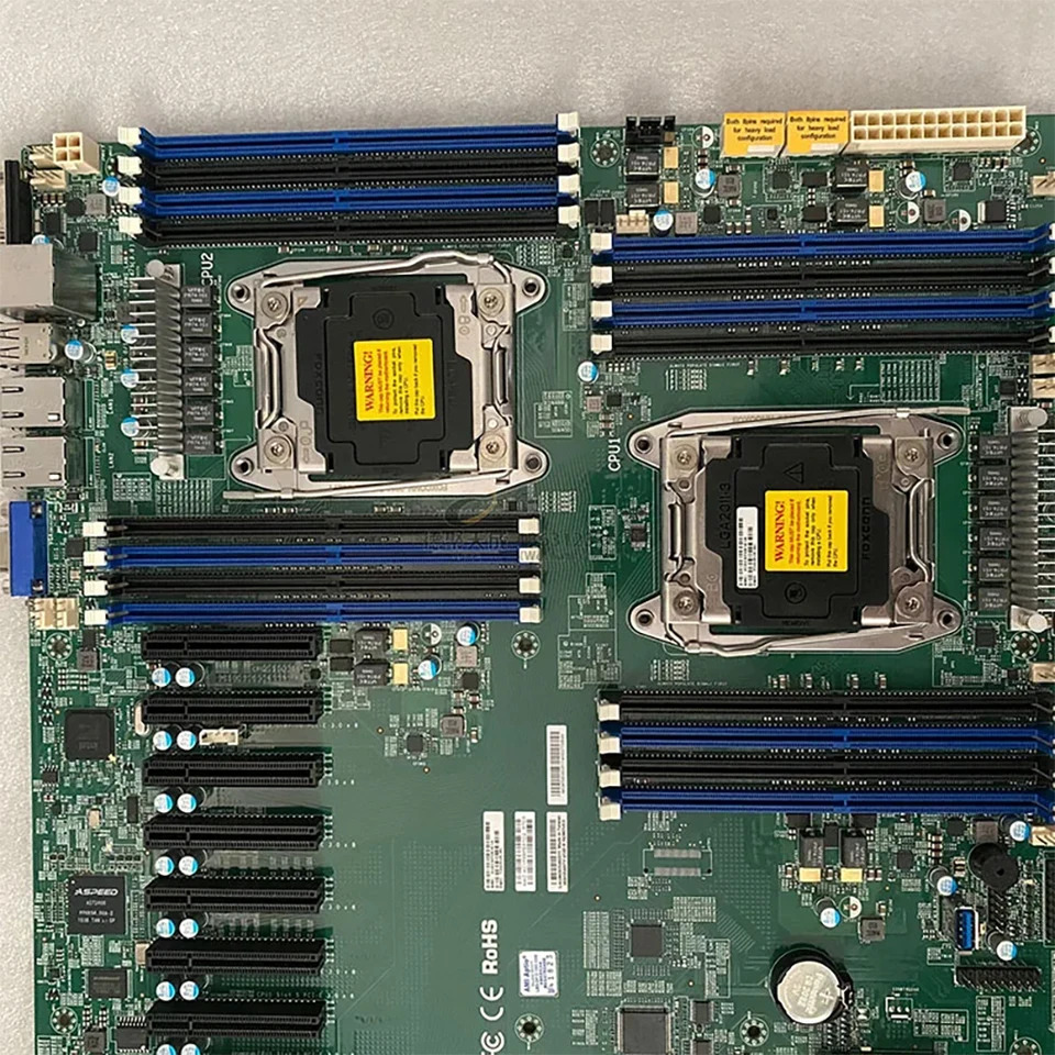 Supermicro LGA2011 DDR4 11 PCI-E E5-2600 v4/v3 패밀리 서버 마더보드 X10DRX