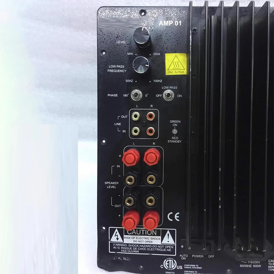 ARSLAB고출력 액티브 서브우퍼 보드 600W 01