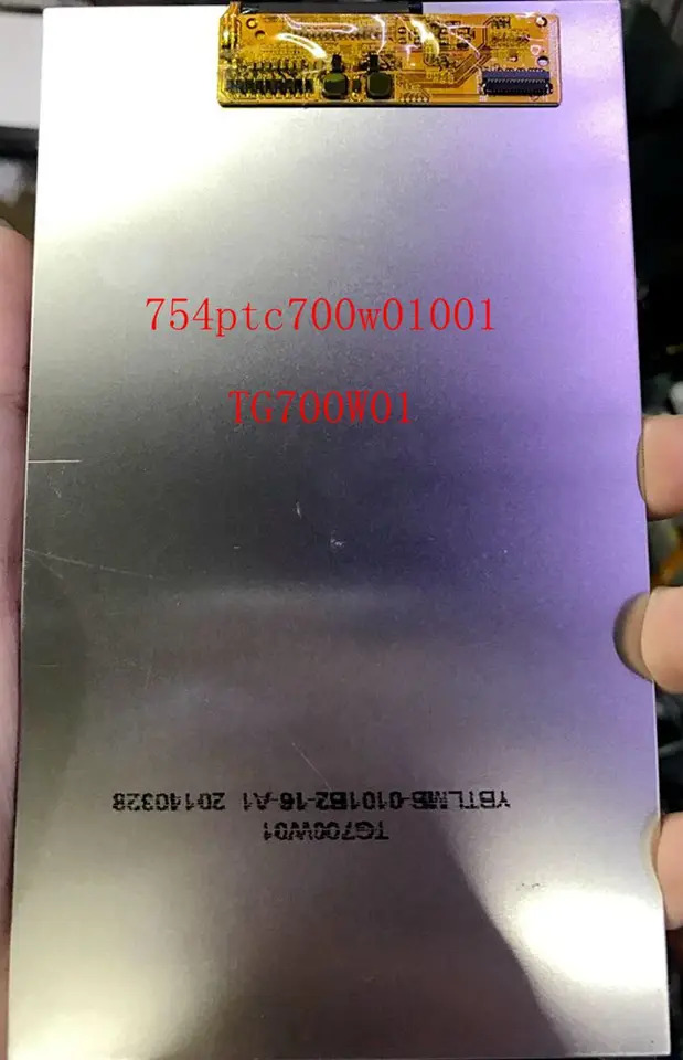 오리지널 LCD 스크린 디스플레이 754ptc700w01001 TG700W01