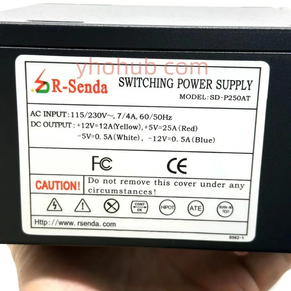 SD-P250AT 250W AT 전원공급장치 P8P9 인터페이스