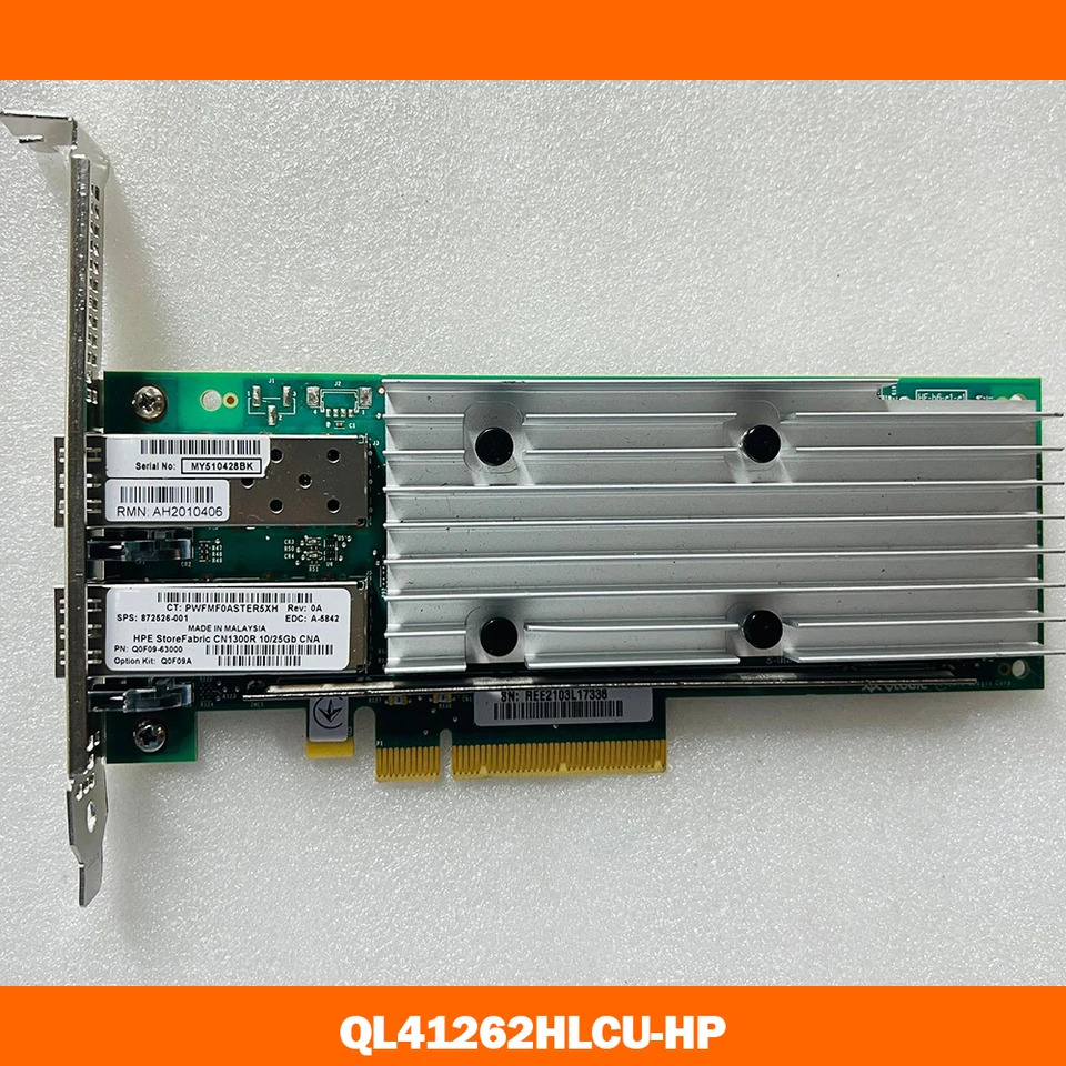 hp호환E네트워크 카드 QL41262HLCU-hp호환 Q0F09A CN1300R 25Gb 872526-001 10G
