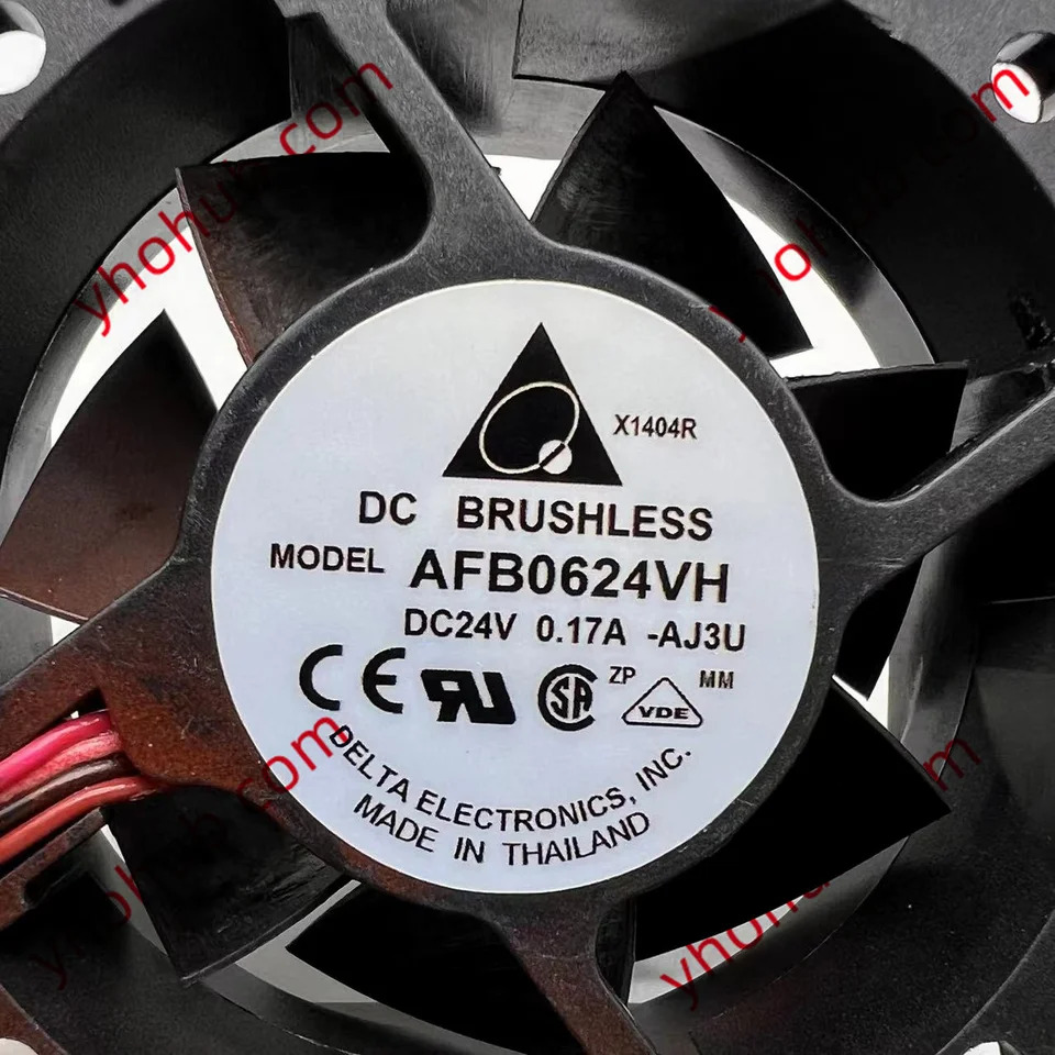 Delta Electronics AFB0624VH AJ3U DC 24V 0.17A 4 선 서버 냉각팬