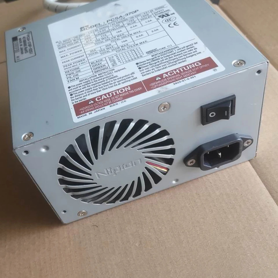 NiPron PCSA-370P 장비 전원공급장치 PCSA-370P-X2S1 370W
