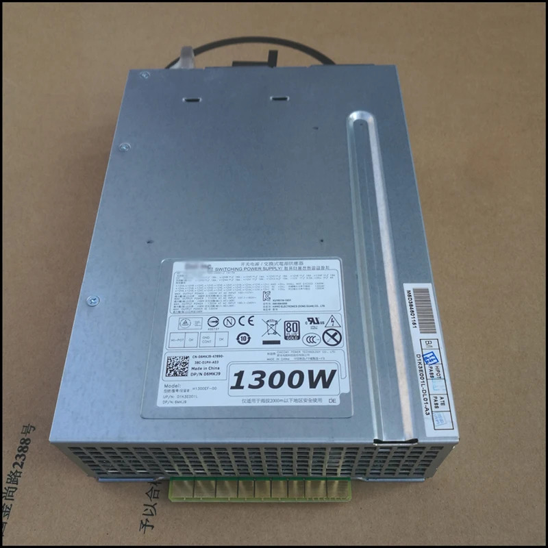 Dell Precision T7600 T7610 워크스테이션 1300W 전원공급장치 H1300EF-00 D1300EF-00 06MKJ9 0H3HY3교체 PSU