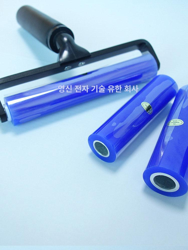 고무 롤러 수동 산업용 압착기 공구 접착력 압력휠 압축휠 밴딩 먼지제거 롤링휠 로라 - 상세 이미지 4