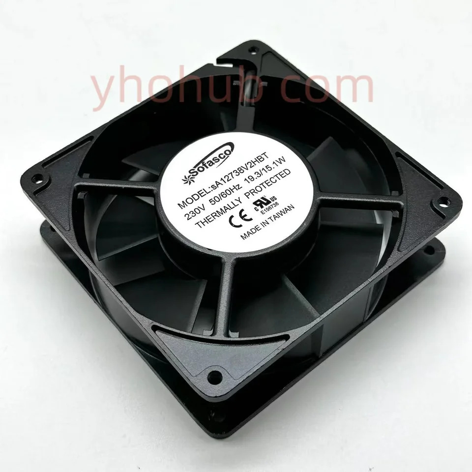 Sofasco 서버 냉각팬 SA12738V2HBT AC 220V 15.1W