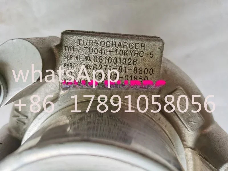 MHI TD04L-10KYRC-5 터보 터보차저 Komatsu CUMMIN x S QSB3.3 5cm 49377-01850 6271-81-8800 신