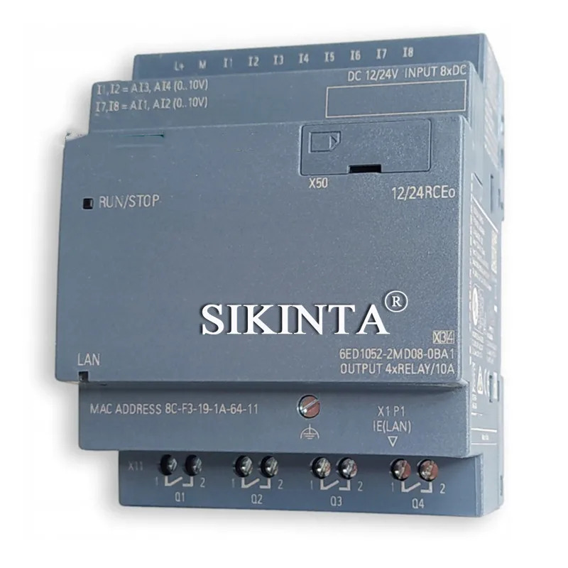 12/24RCE PLC 모듈 6ED1052-2MD08-0BA1 완전히 리퍼