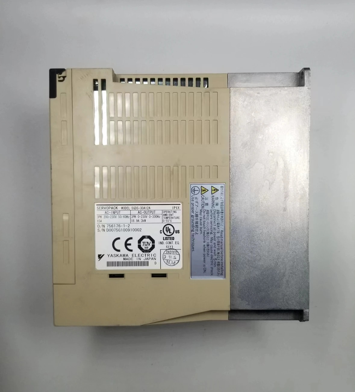 SGDS-30A12A 리퍼 서보 드라이브 3kW 기능 OK