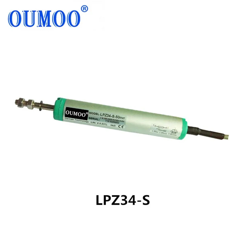 LPZ12-AP-50mm 선형 변위센서 스테인레스 스틸 보호 커버 균열 감지 센서