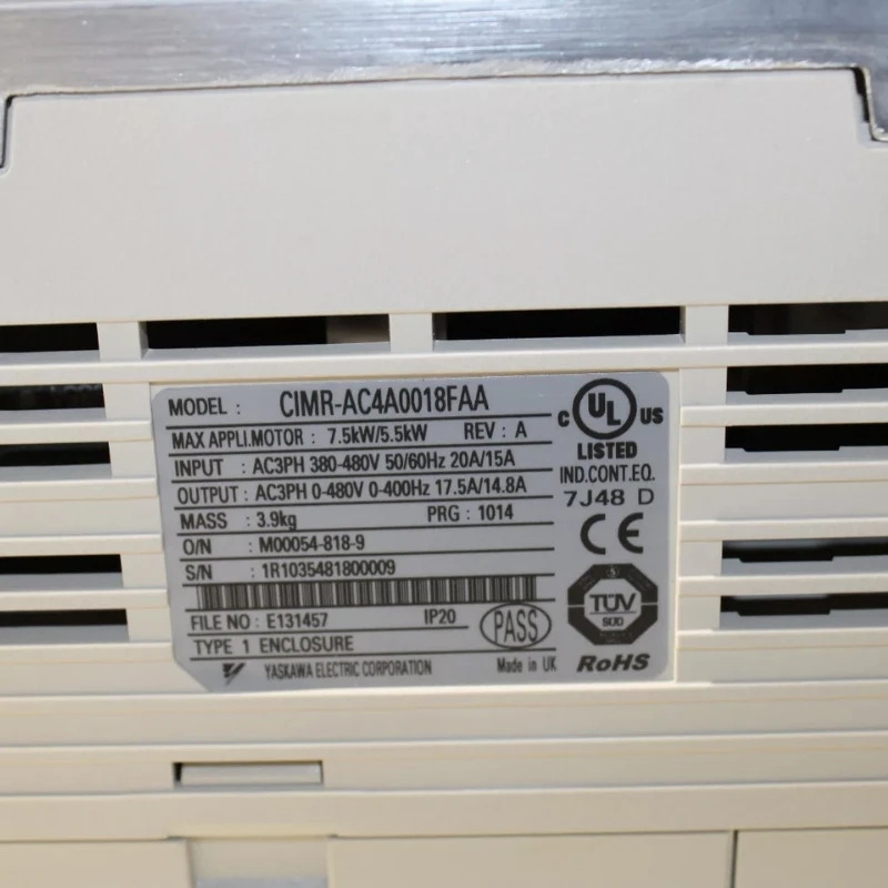 CIMR-AC4A0018FAA Yaskawa 인버터