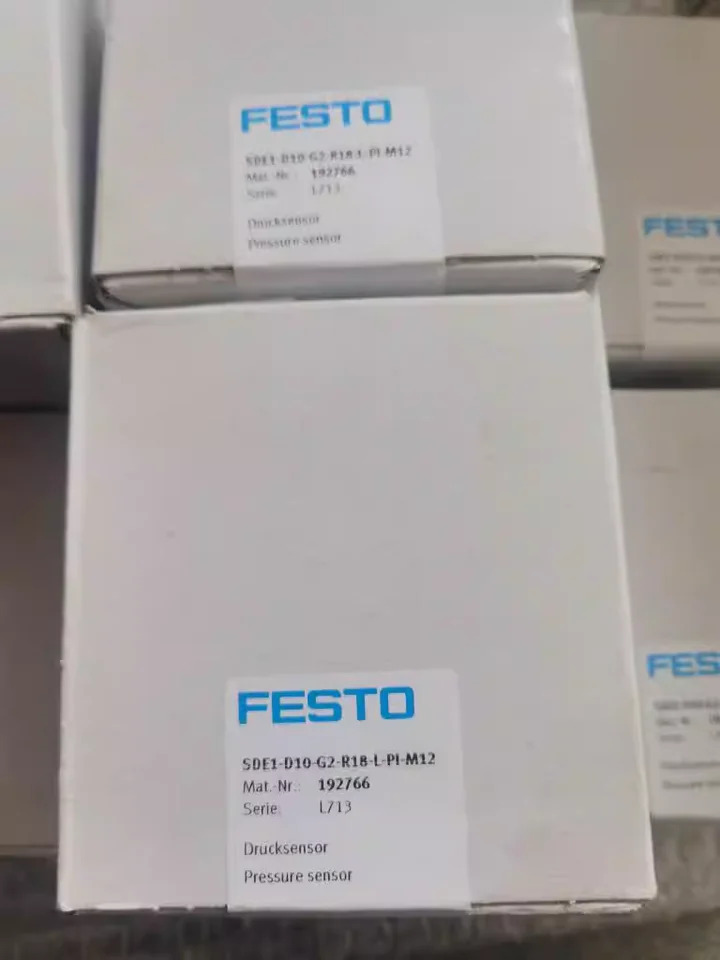 FESTO 688542 압력센서 설정 SDE1-D10-G2-MS-L-P1-M8 192766 SDE1-D10-G2-R18-L-PI-M12 SDE5-V1-O-Q6E-P-M8 5274