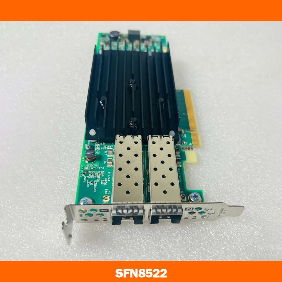 Solarflare 듀얼 포트 네트워크 카드 금융 증권고성능 저지연 10G X2522 SFN8522 10Gb